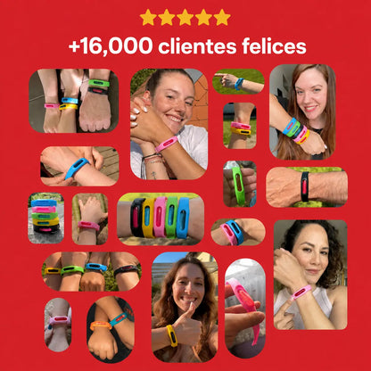 Solvix - Pulsera repelente anti mosquitos con aceites esenciales