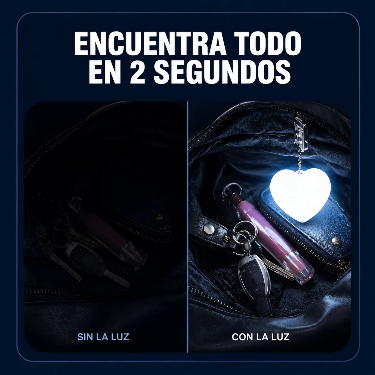 Corazón LED táctil