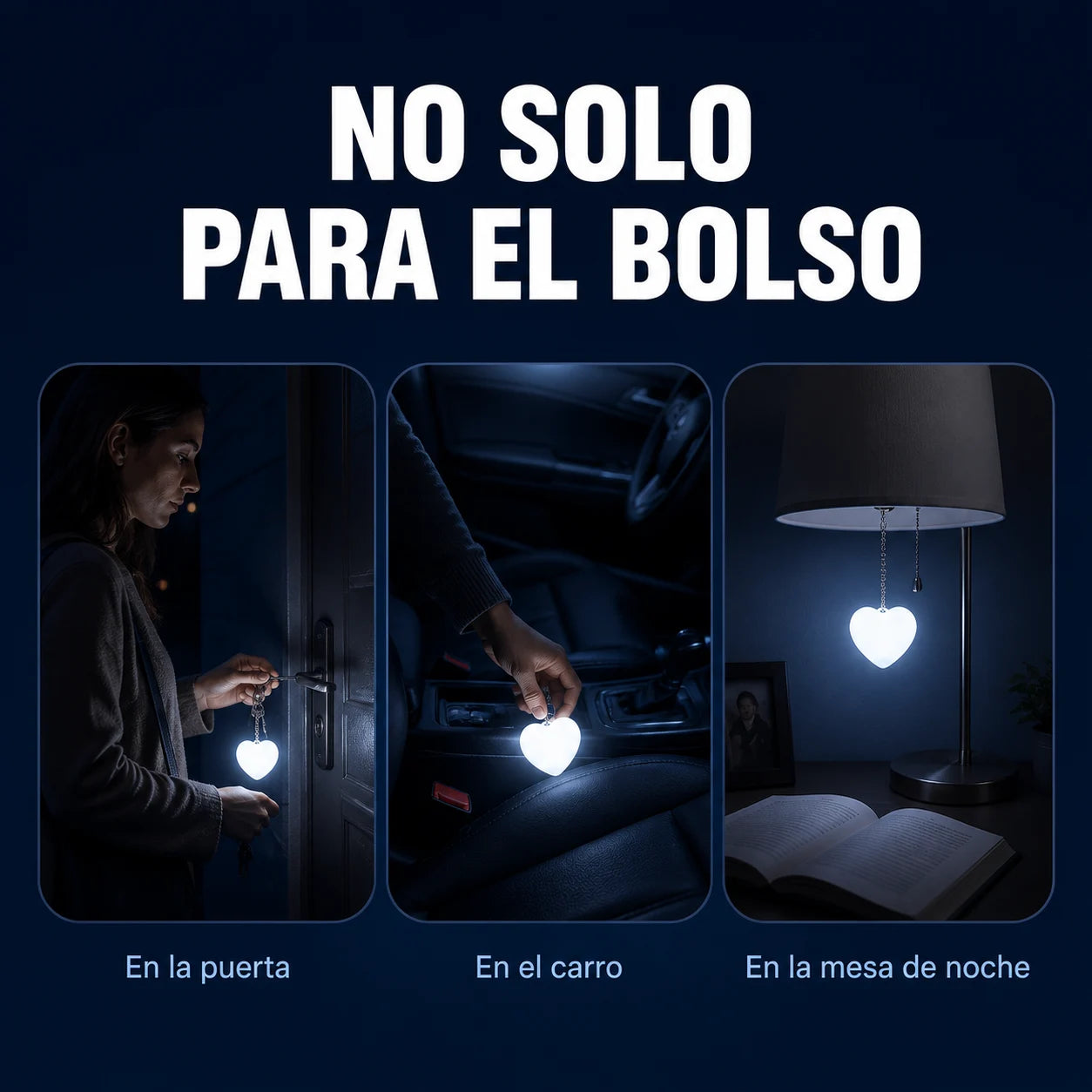 Corazón LED táctil