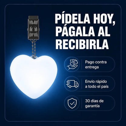 Corazón LED táctil